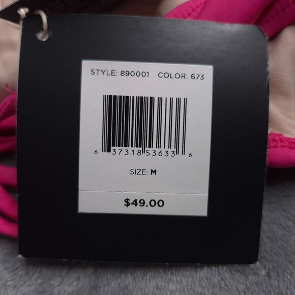 Echo New York Womens Tie-Side String Bikini Bottom Medium Pink - Picture 5 of 5